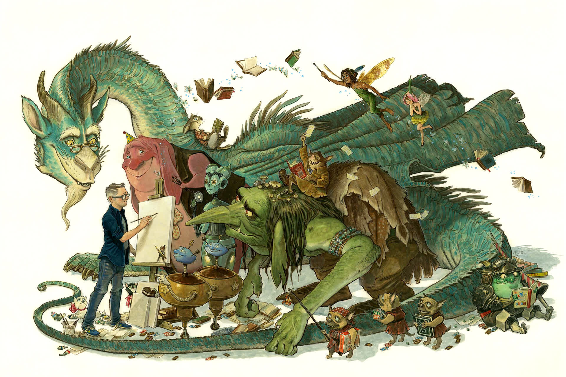 artwork showing dragon