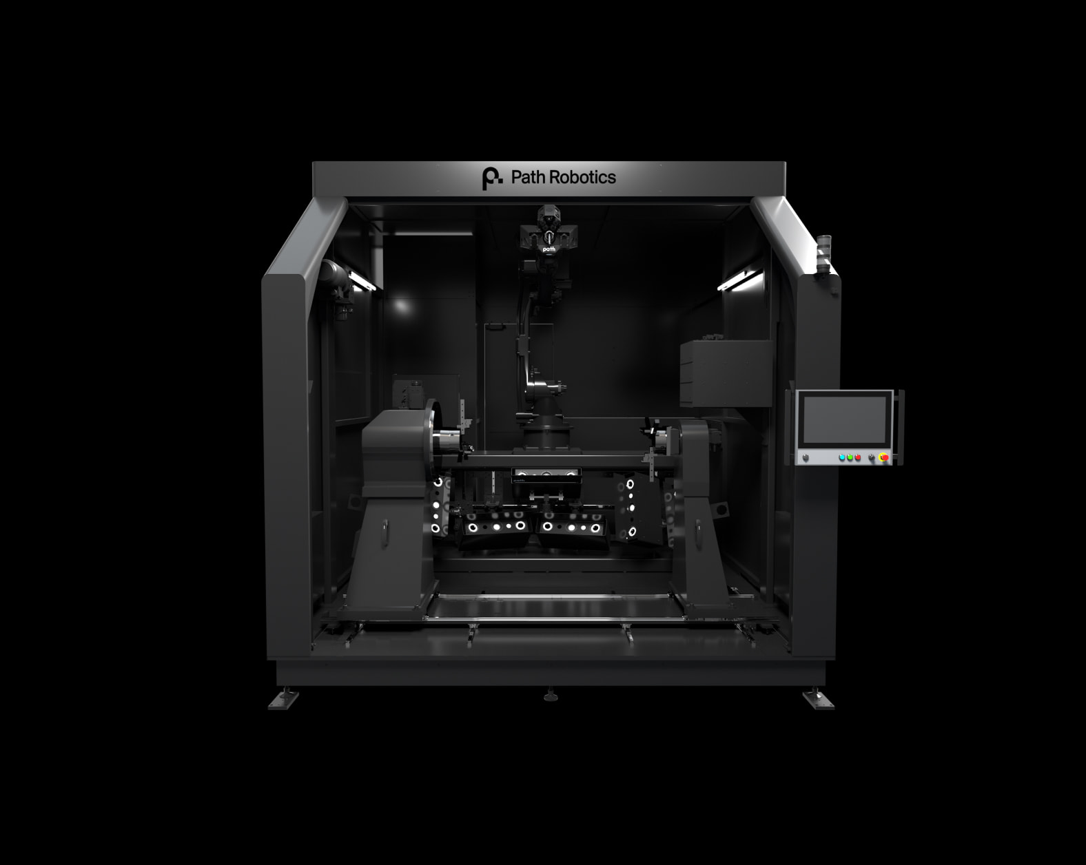 Rendering of Path Robotics' Welding Cell