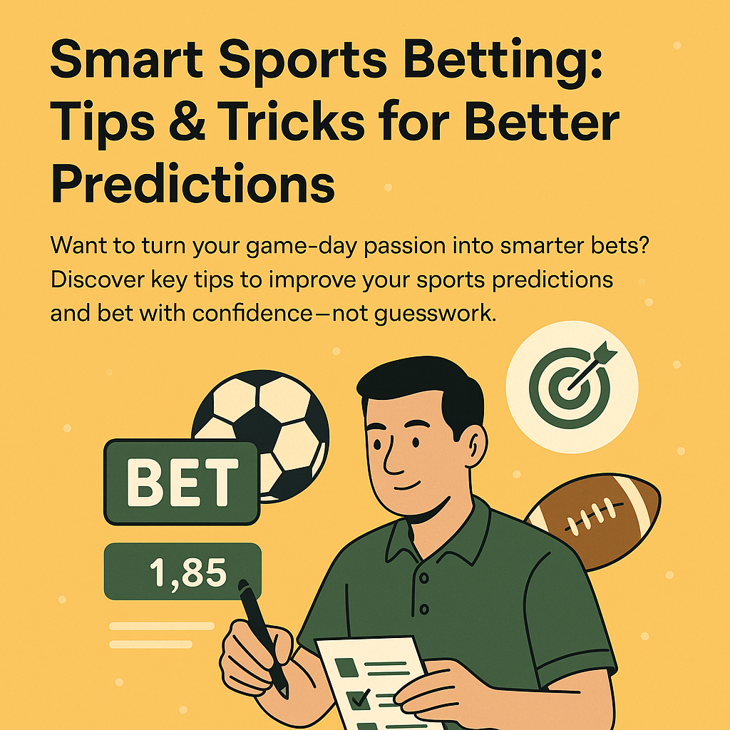 Cover Image for Smart Sports Betting: Tips & Tricks for Better Predictions