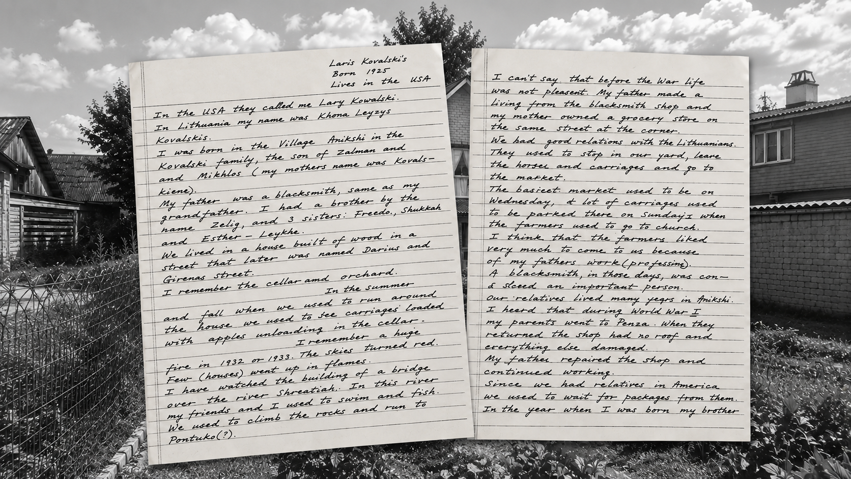 Laura Living Bridges Letters