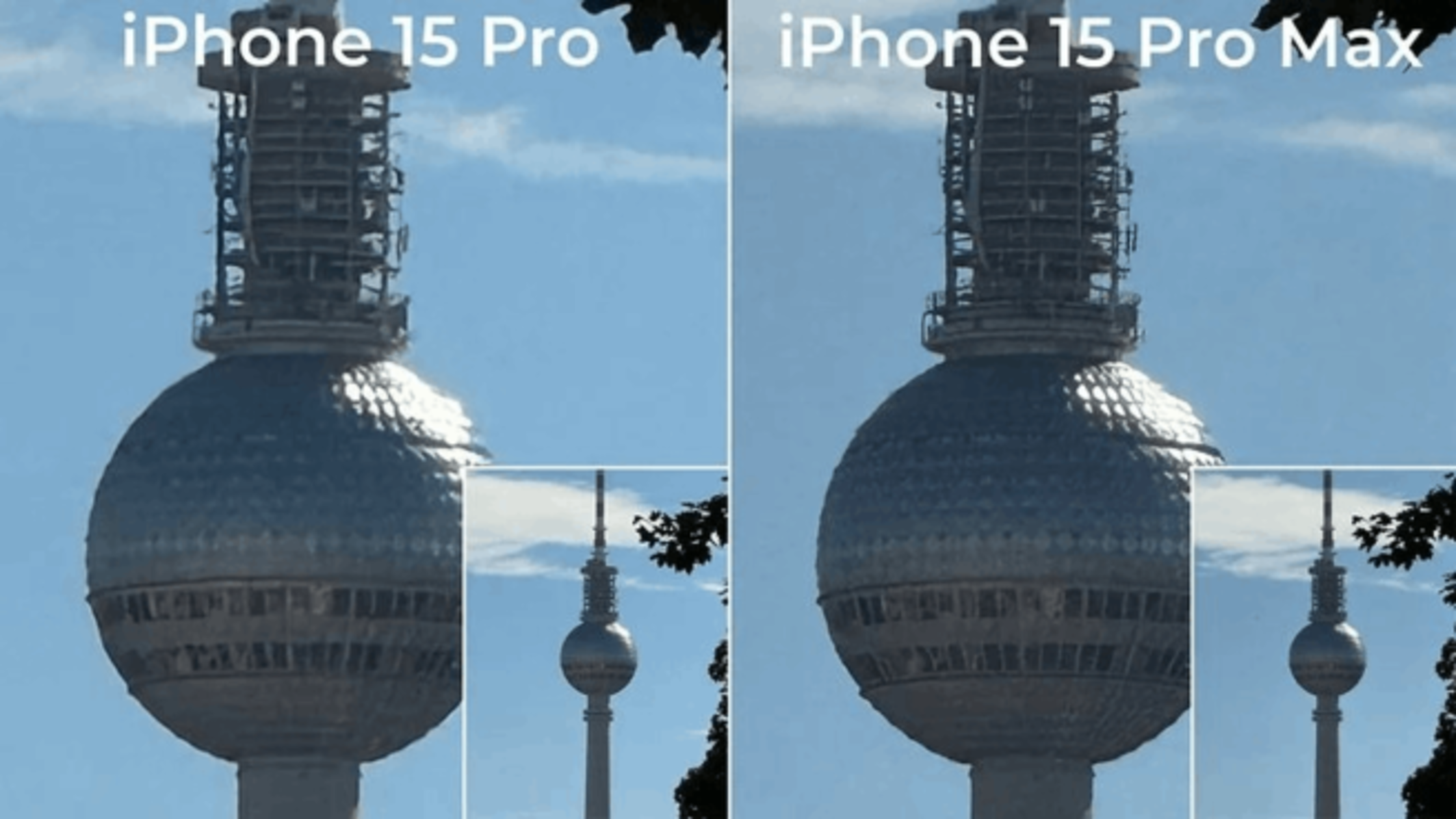 x15 zoom iPhone 15 Pro y 15 Pro Max