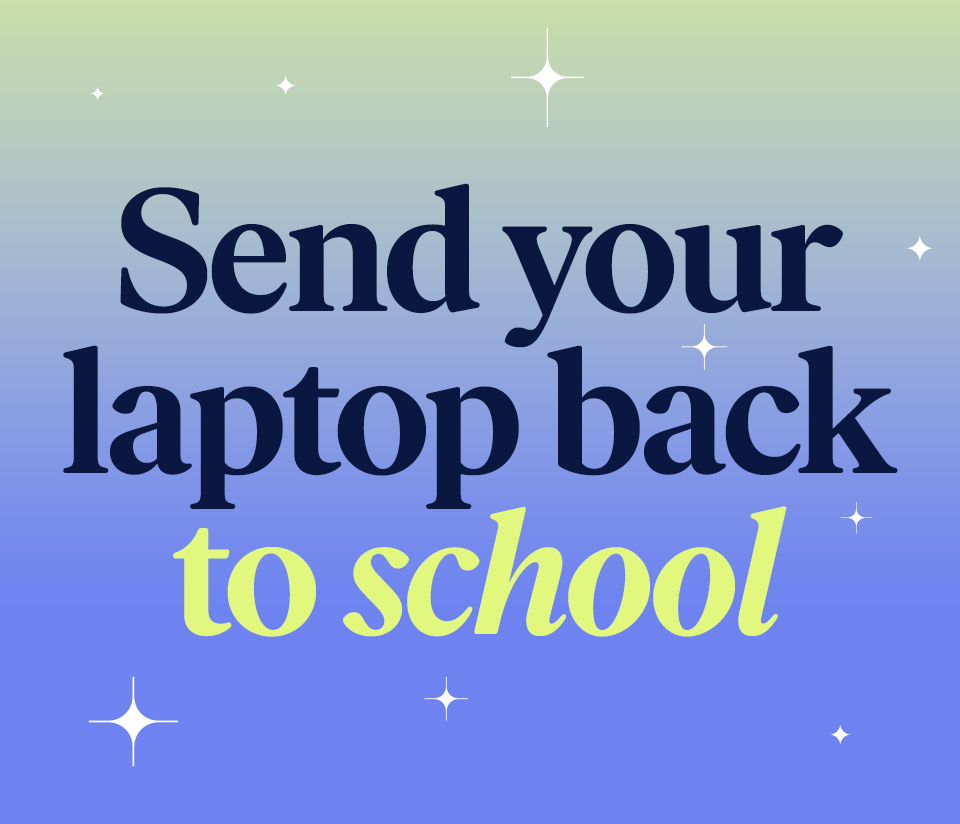 send your tech back to school - Digital divide