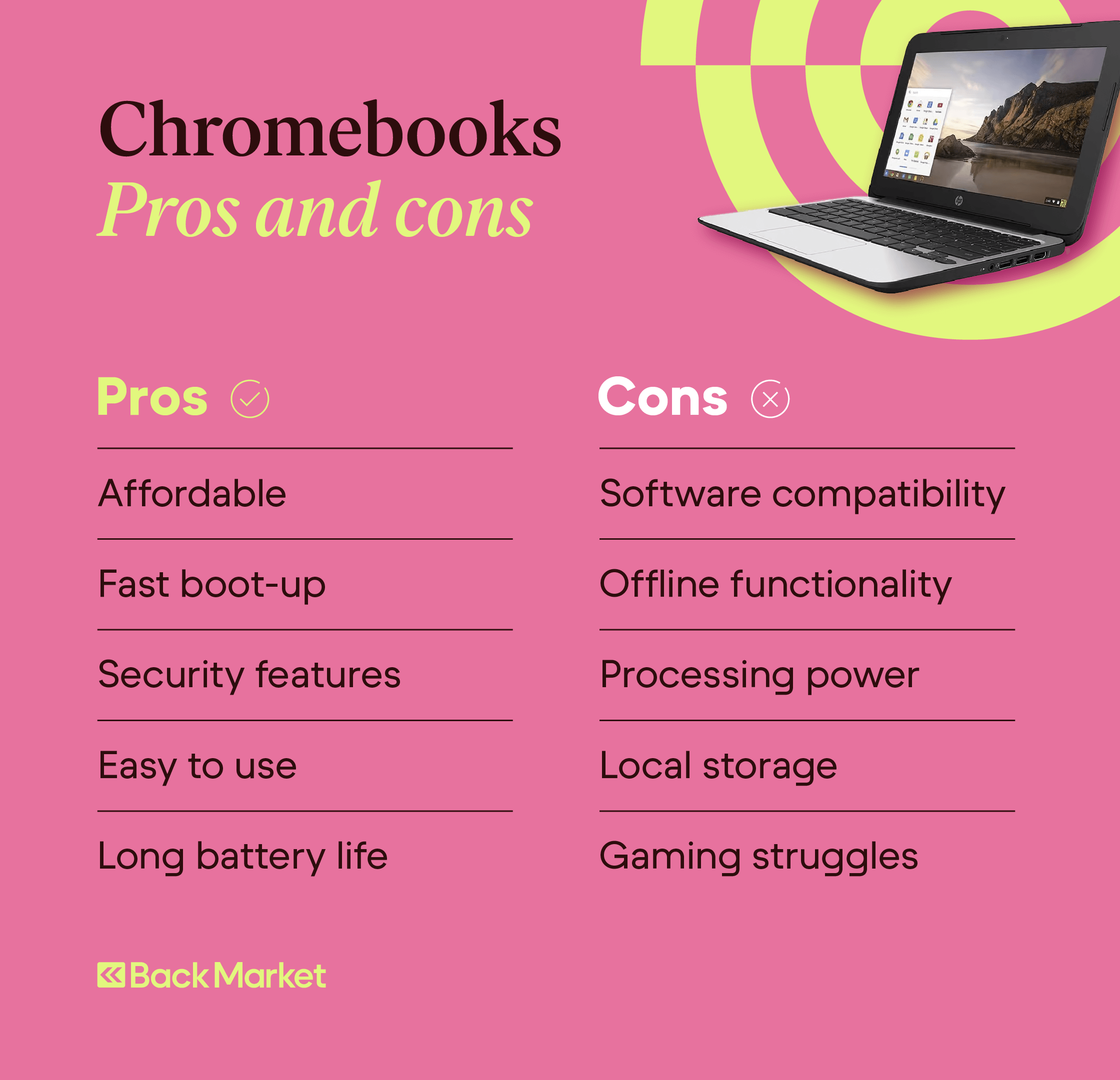 Chromebook Vs. Laptop: What Is The Difference? | Back Market