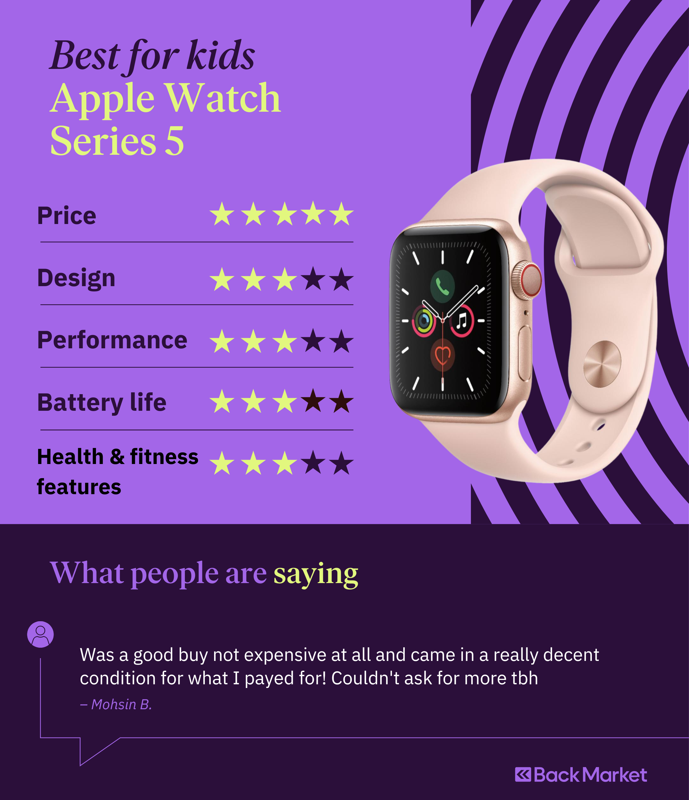 Best apple watch series 5 features sale