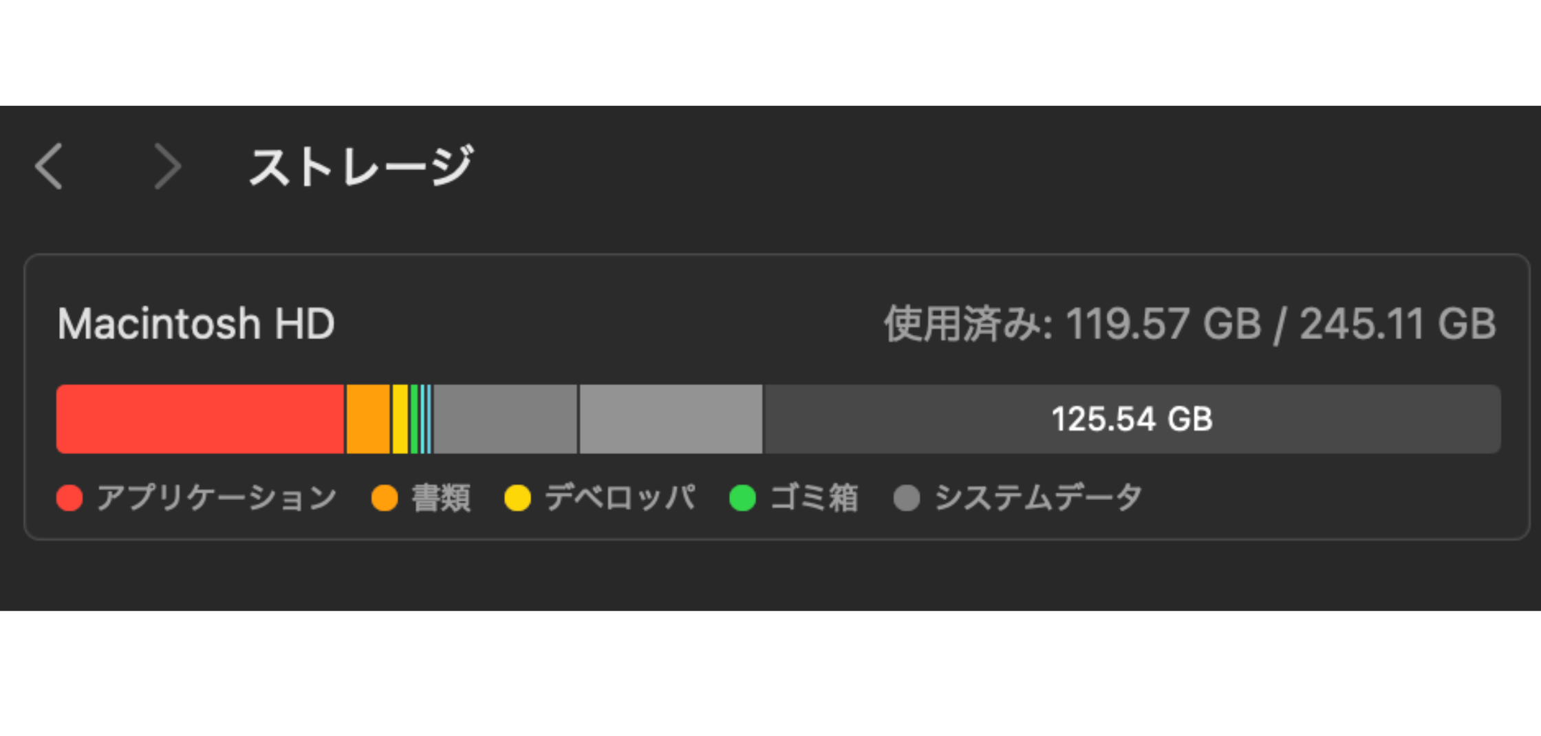 MacBookのストレージ容量の確認方法と正しい選び方を解説！容量不足の 