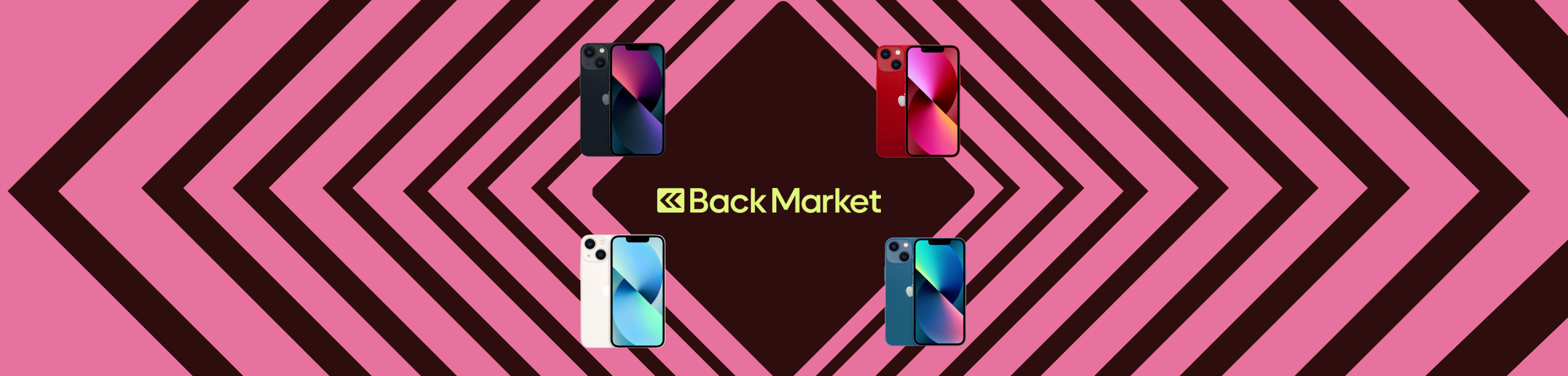 Back market rosa con iPhones