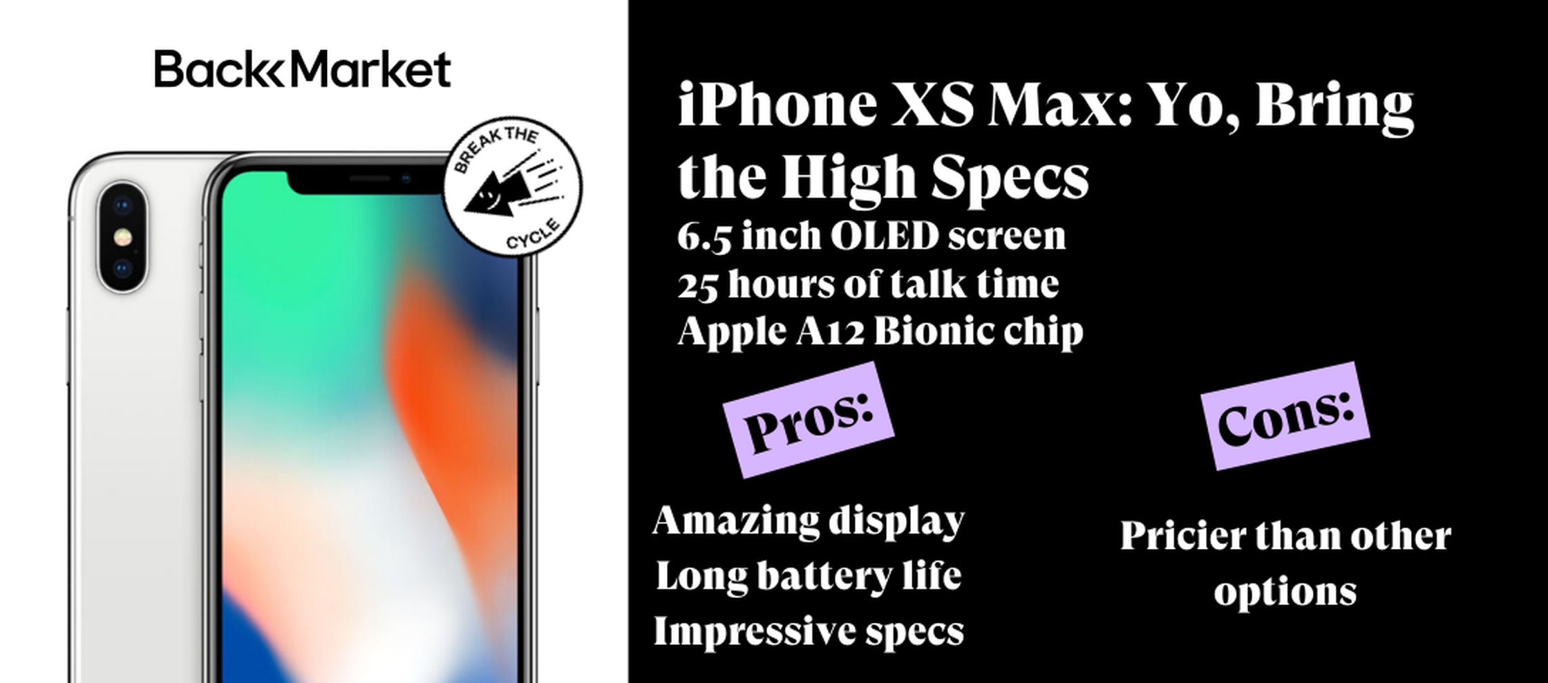 iPhone XS Max pros and cons