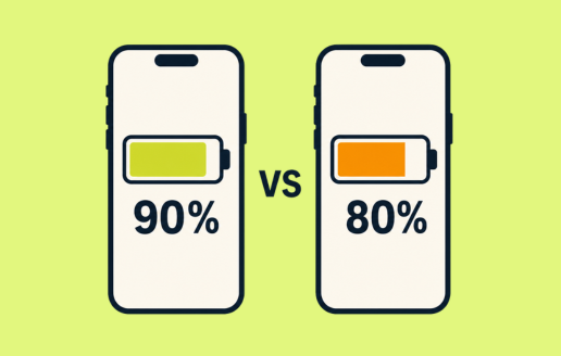 バッテリー最大容量が80%と90%のiPhoneで性能は異なる？バッテリー持ち