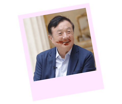 Ren ZHENGFEI. CEO Huawei.