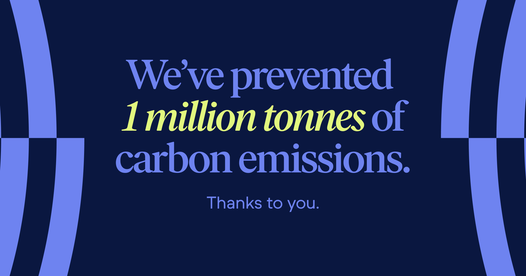 Back Market has prevented 1 million tonnes of carbon.
