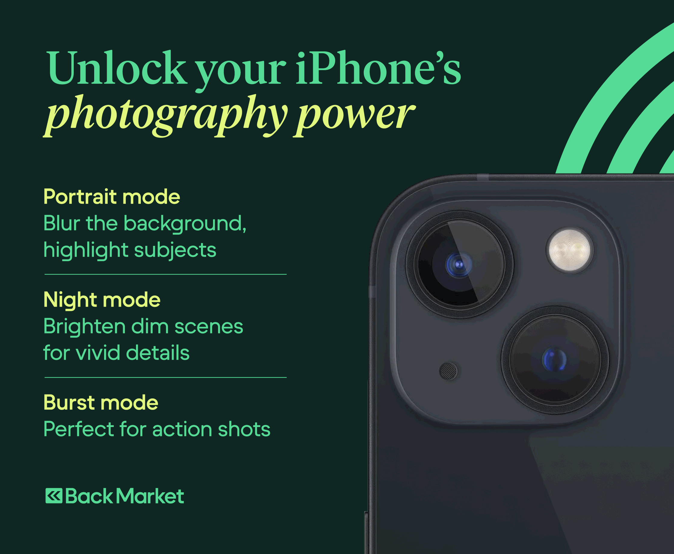 A graphic ways to improve your iPhone photography.