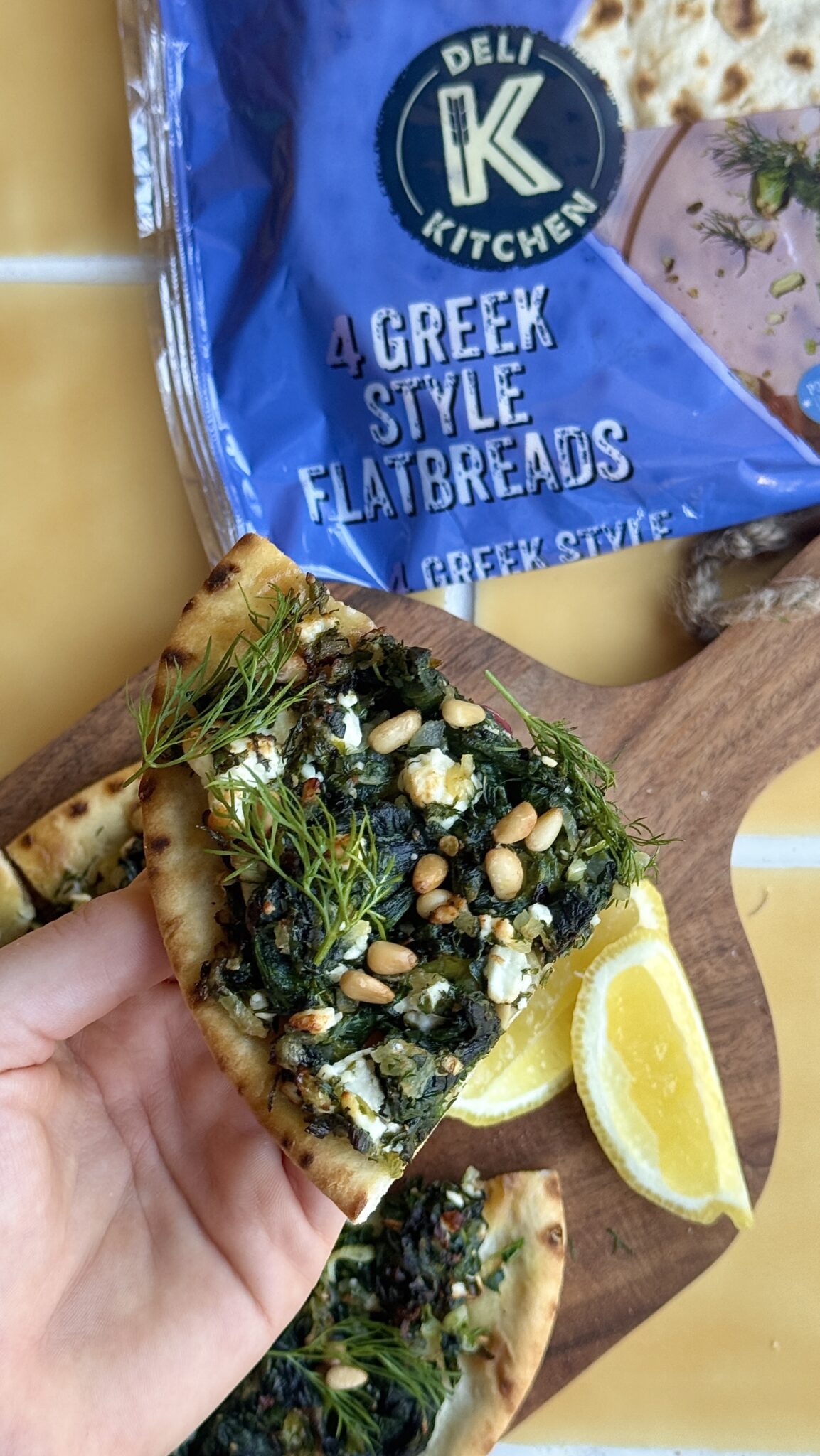 Spanakopita Flatbread | Deli Kitchen