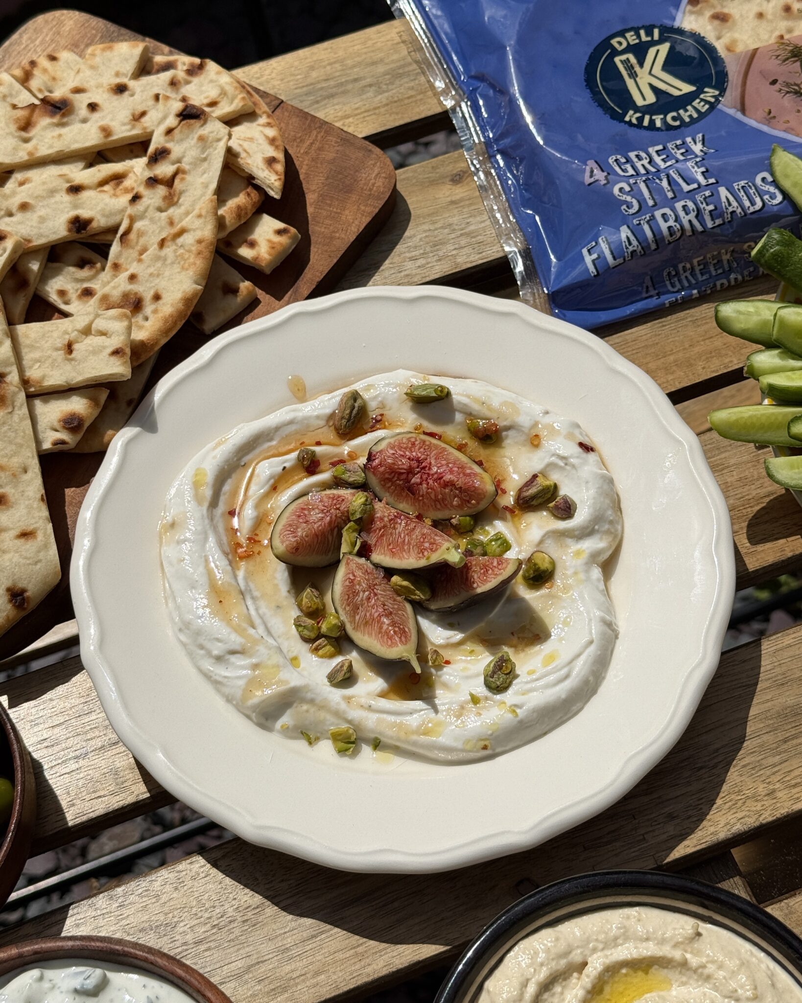 Hot Honey Ricotta Dip for Flatbread Snack Recipe | Deli Kitchen