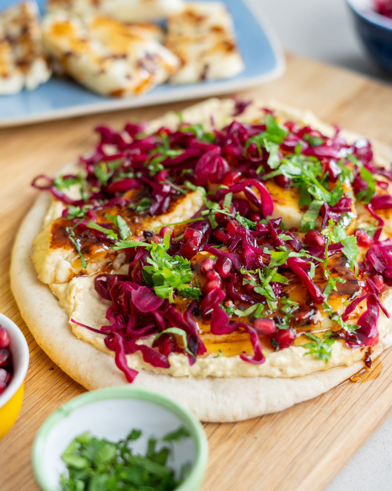 Hot Honey & Halloumi Flatbread Recipe | Deli Kitchen