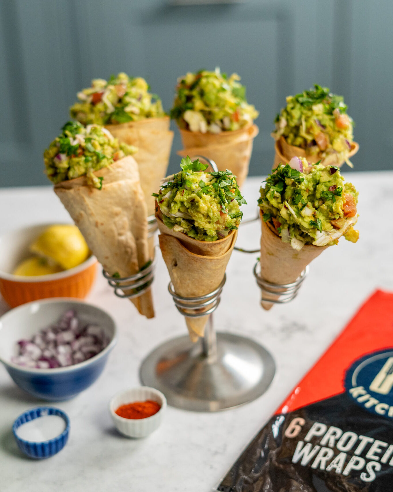 Fun Chicken & Guacamole Cones Recipe | Deli Kitchen