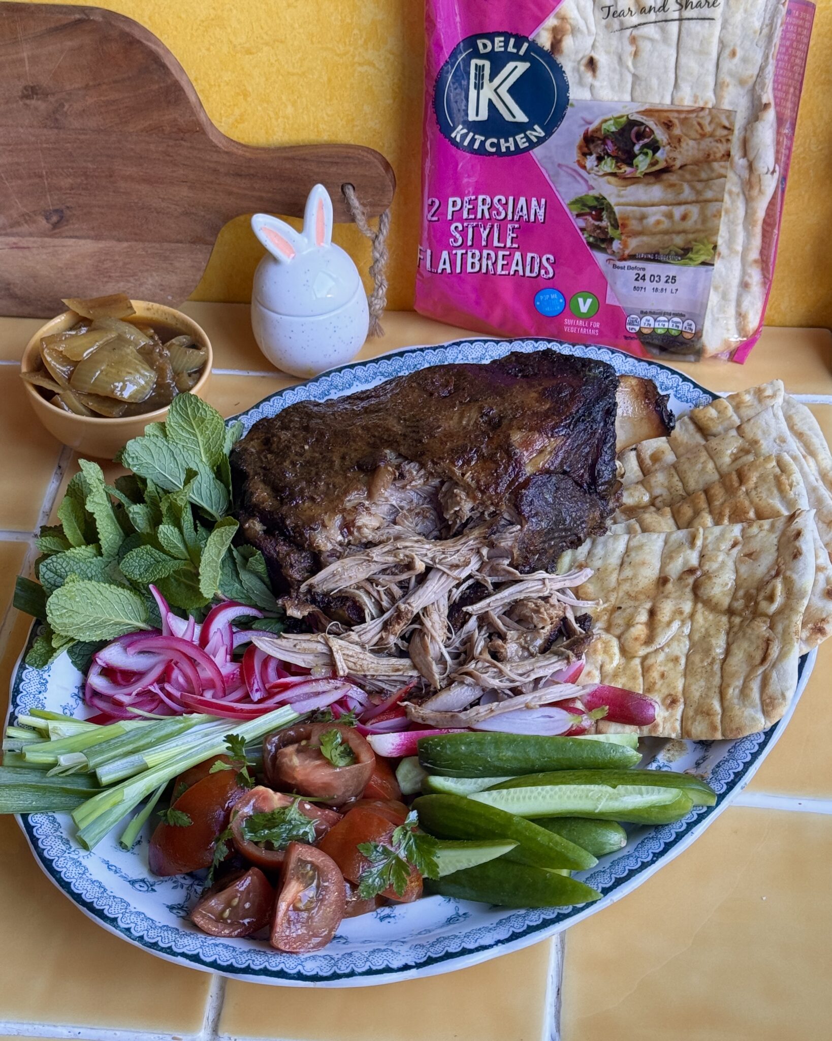 Lamb Shoulder and Flatbread Recipe for Easter | Deli Kitchen