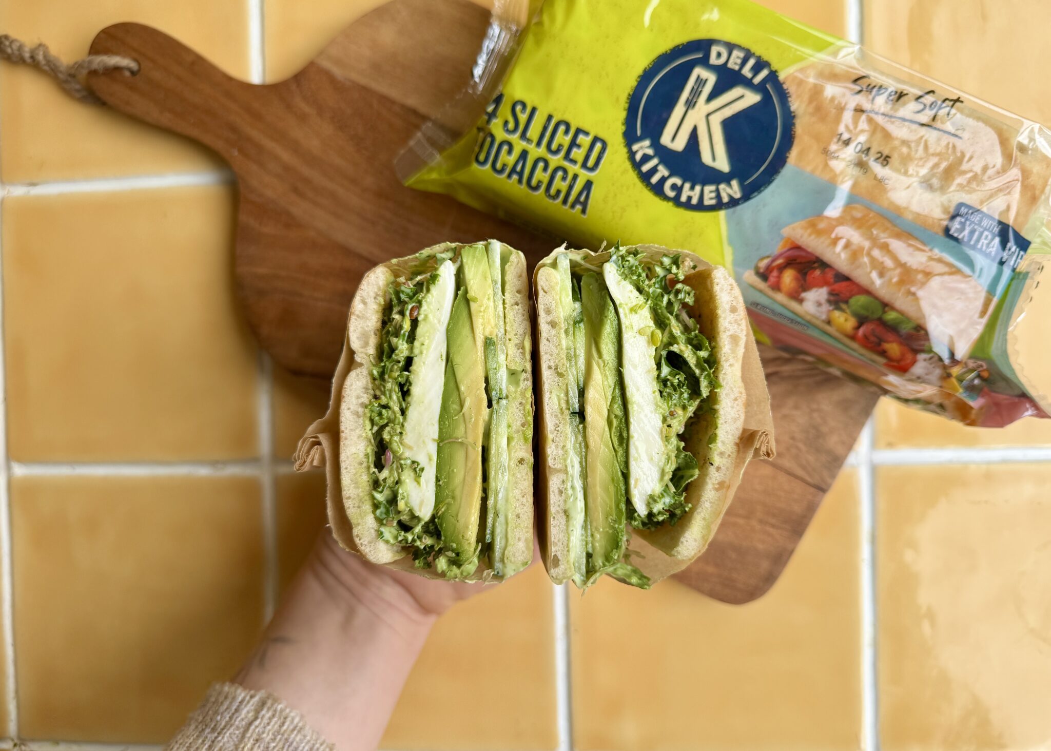 Green Goddess Focaccia Sandwich Recipe | Deli Kitchen