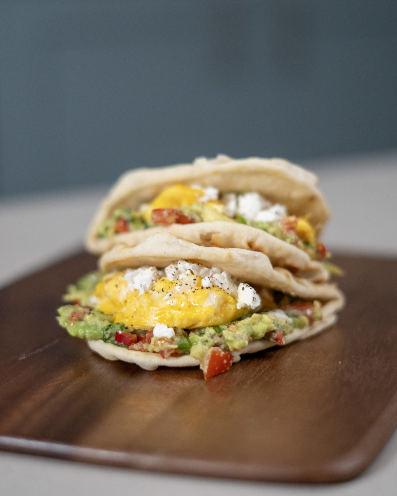 Easy Breakfast Folded Flatbread Recipe | Deli Kitchen