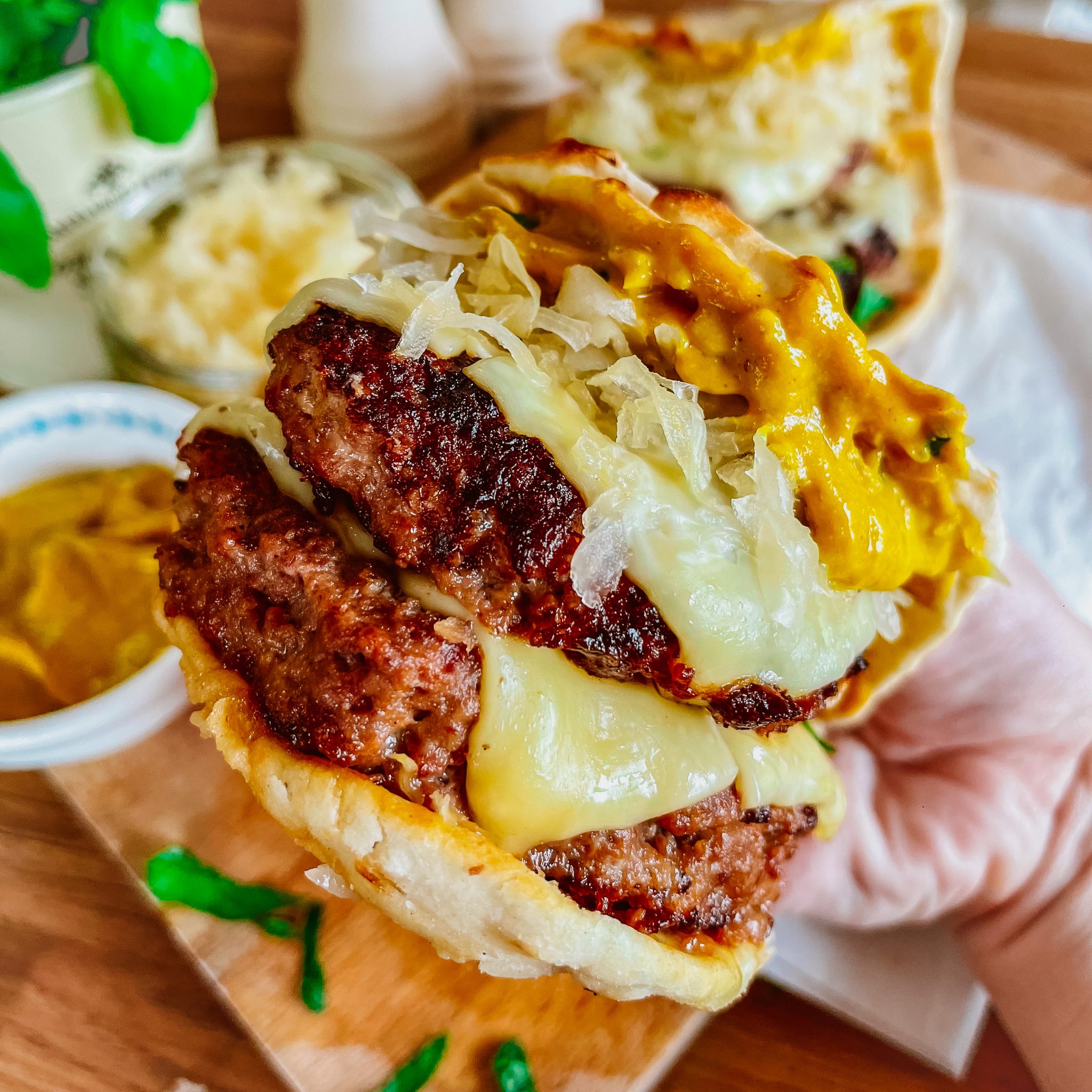 Best Corned Beef Burgers Dinner Recipe | Deli Kitchen