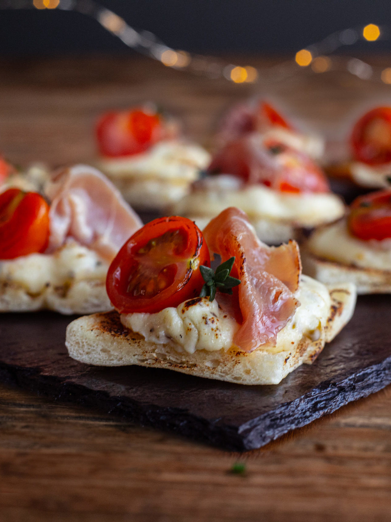 Prosciutto Italian Rarebit Bites Snack Recipe | Deli Kitchen