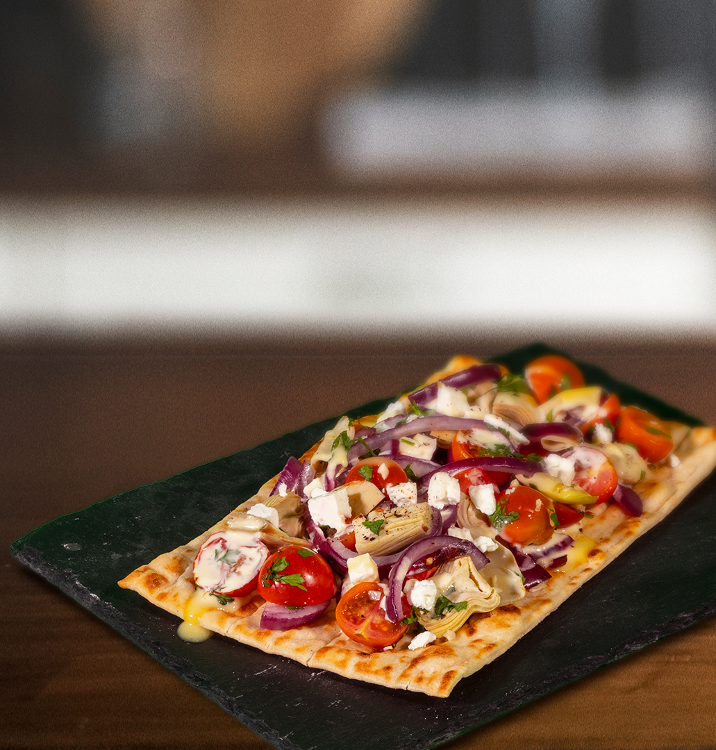 Mediterranean Flatbread Lunch Recipe | Deli Kitchen