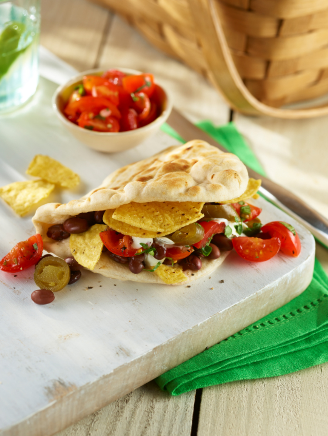 Vegetarian Nacho Sandwich Lunch Recipe | Deli Kitchen