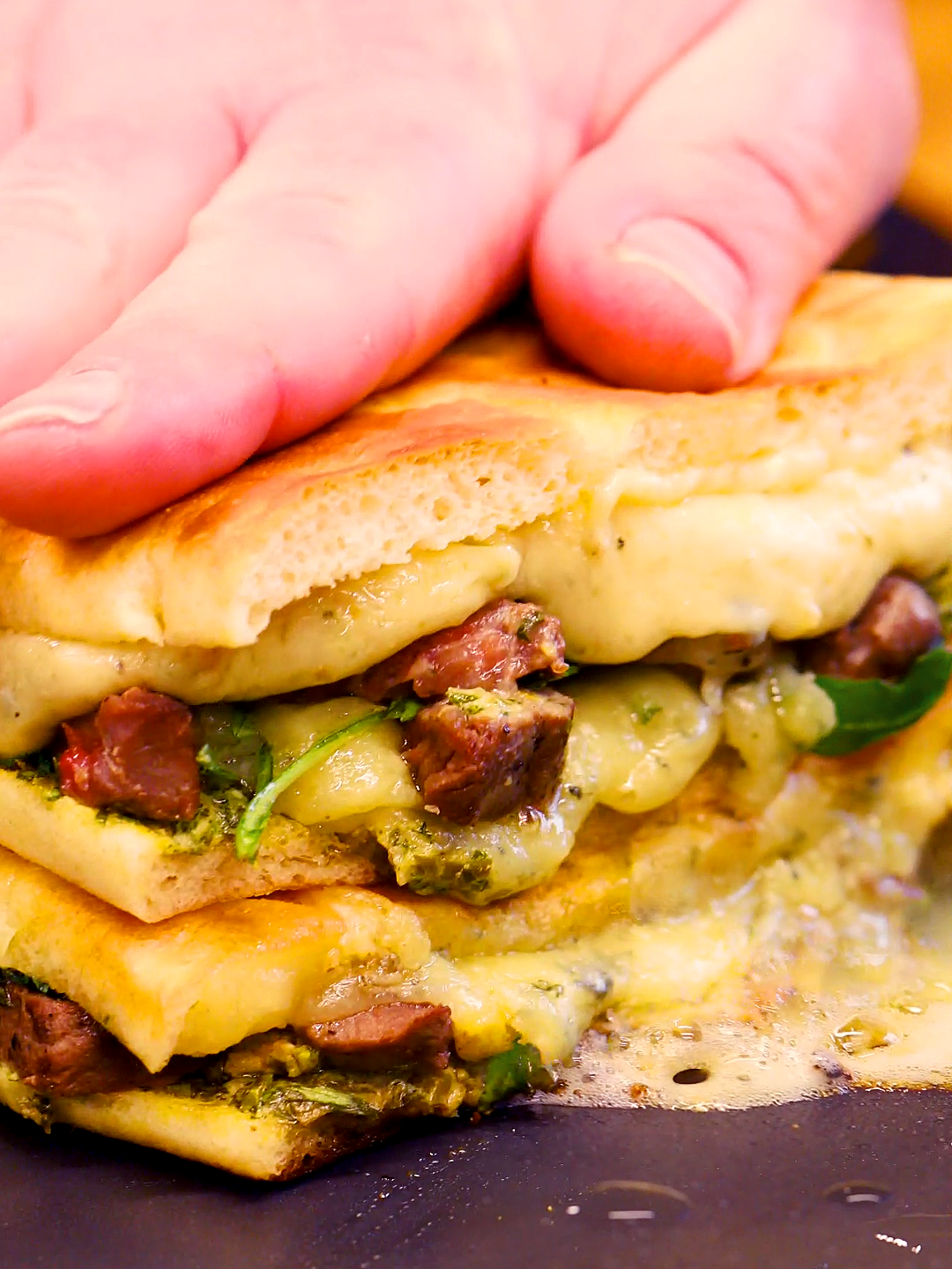 Salsa Verde Steak Focaccia Sandwich Recipe | Deli Kitchen