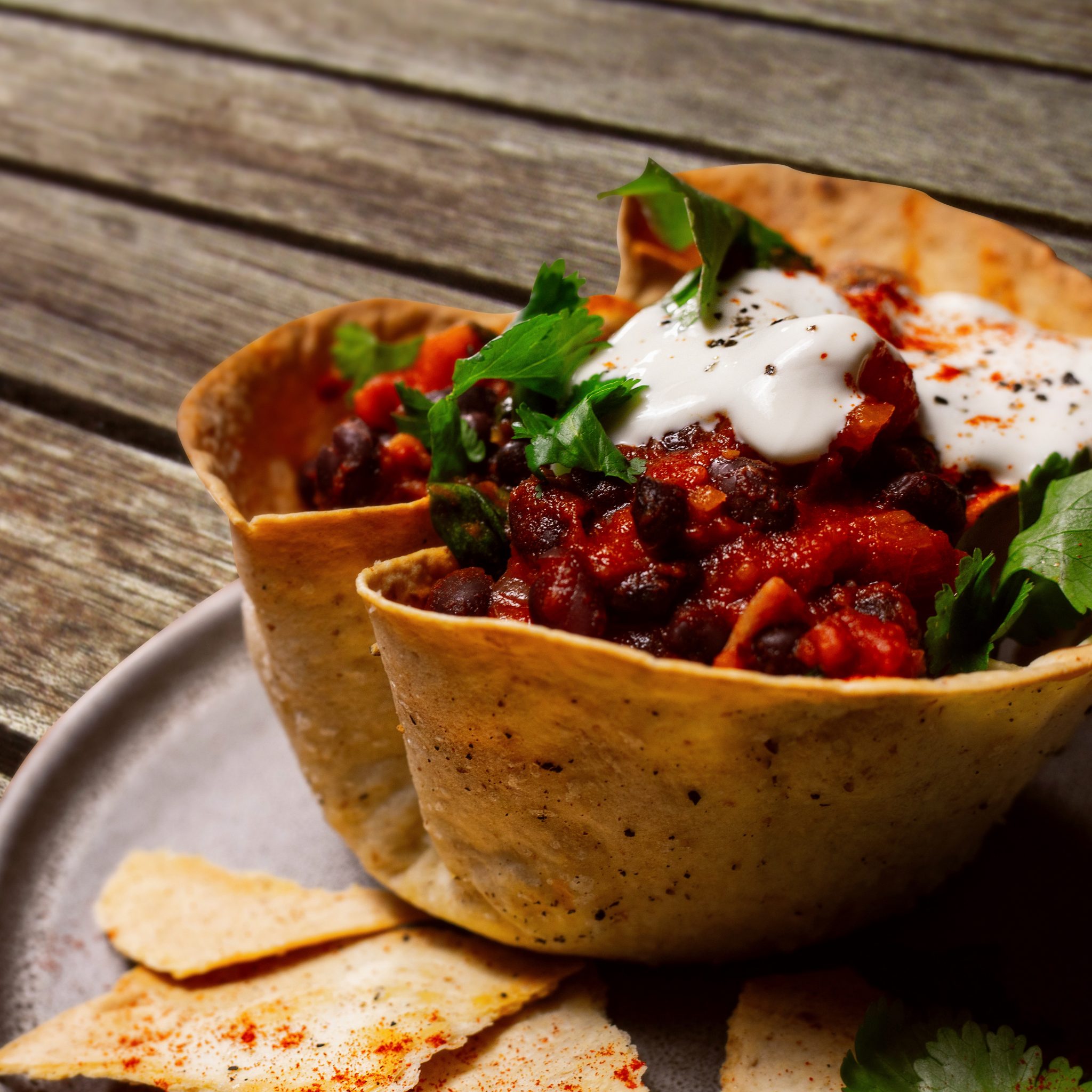 Sweet Potato & Black Bean Chilli Bowls | Deli Kitchen