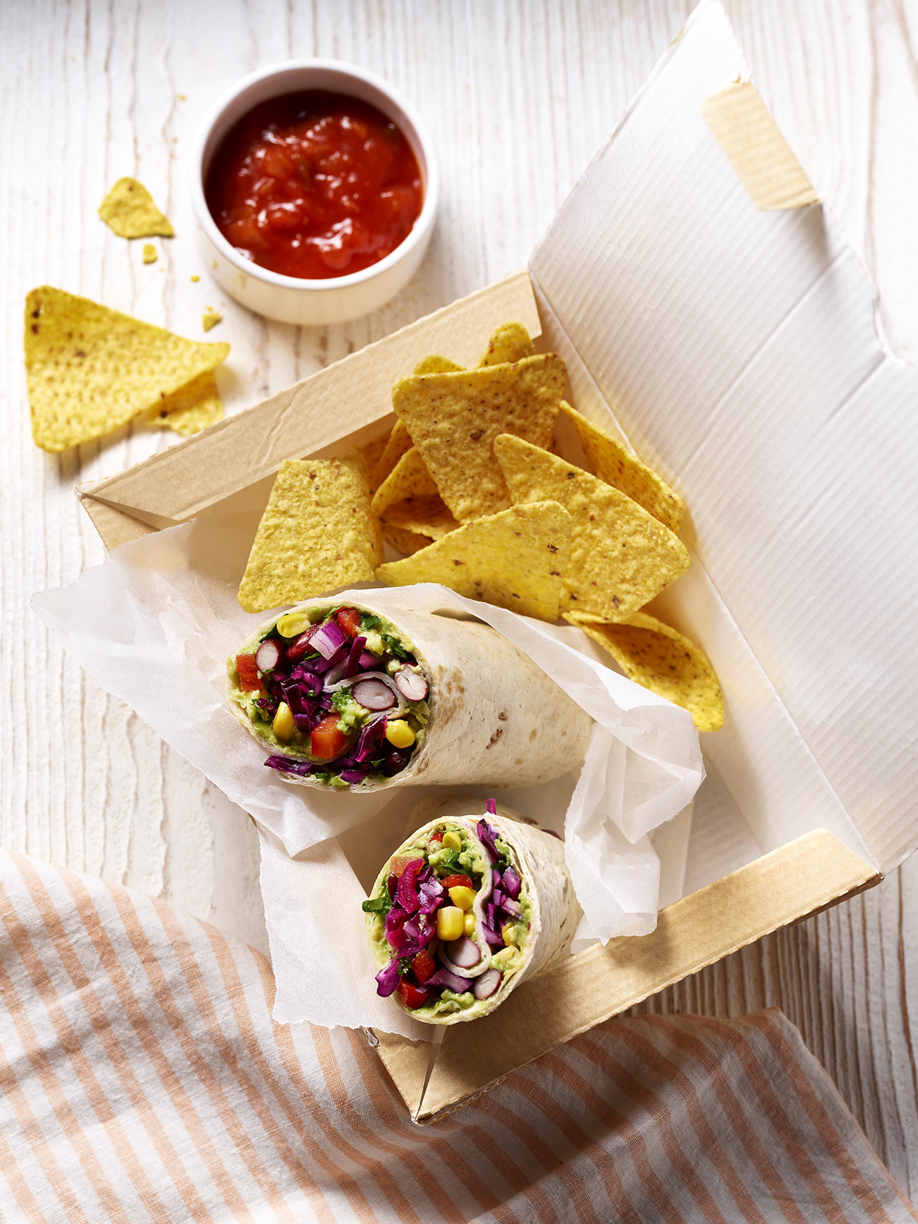 Mexican Fiesta Brioche Wrap Lunch Recipe | Deli Kitchen