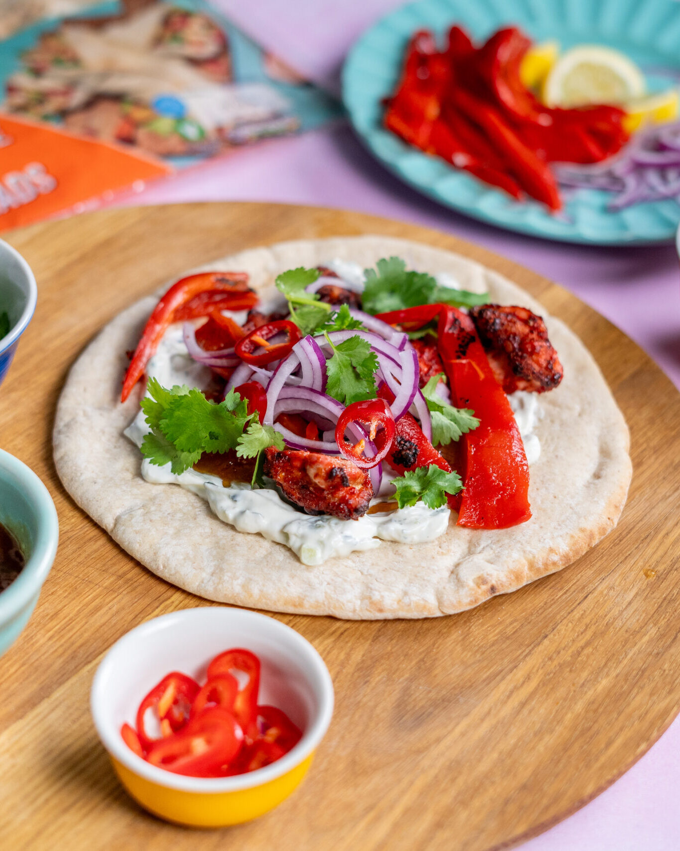 Tandoori Chicken Flatbread Dinner Recipe | Deli Kitchen