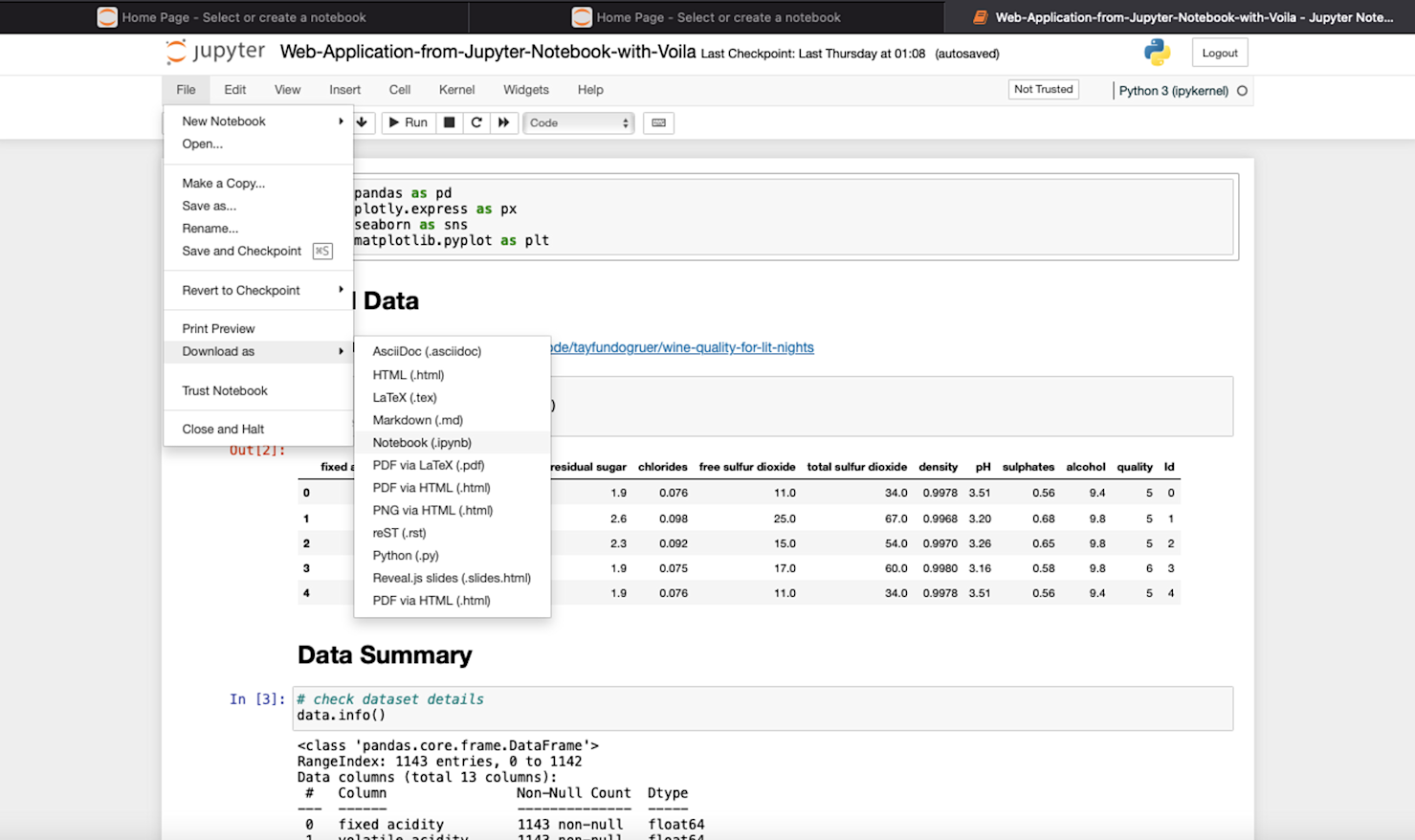 How to Share Jupyter Notebooks | Hex