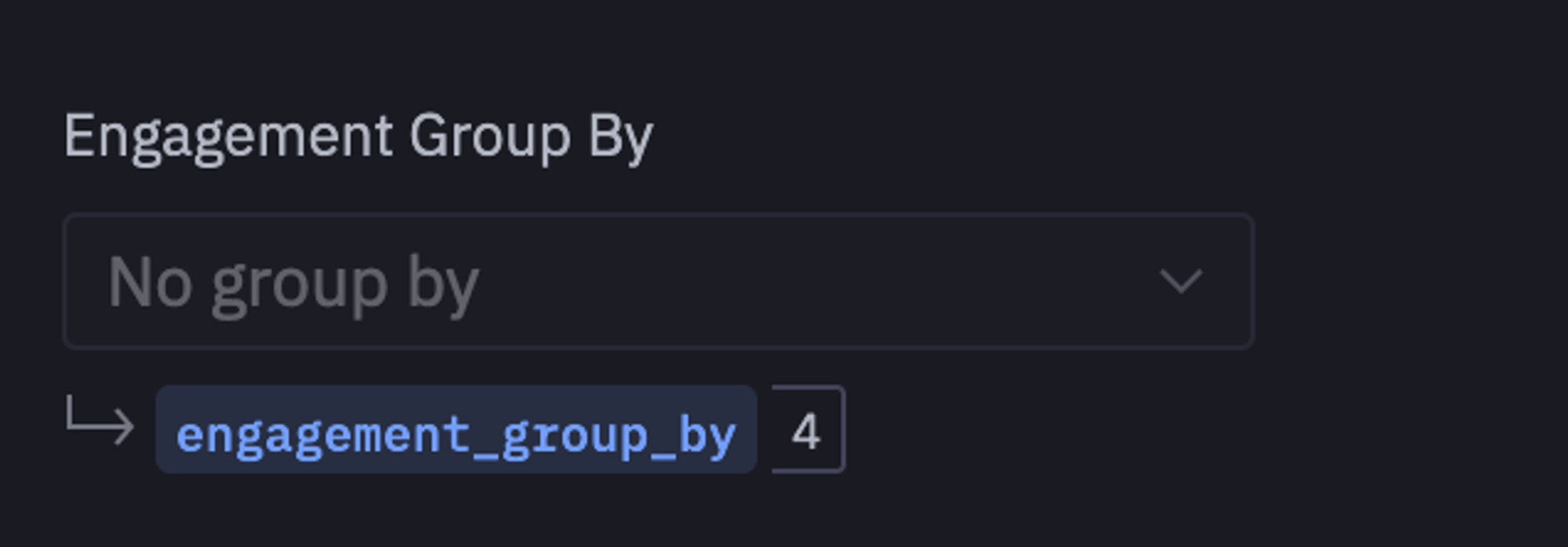engagement group input param