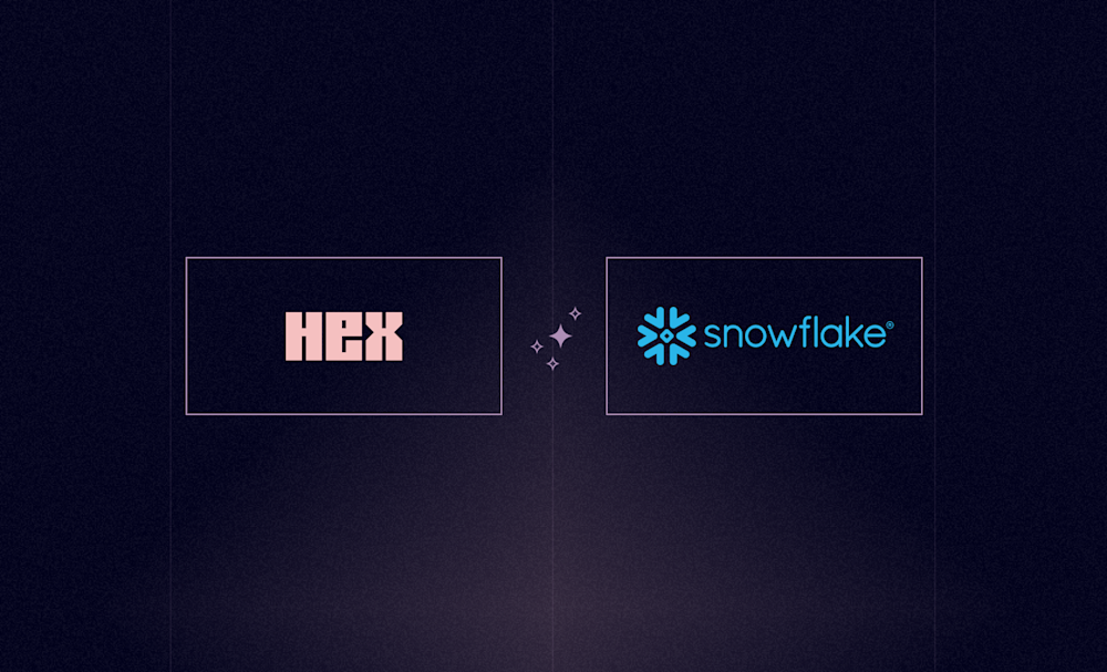 Hex's Partnership with Snowflake: Behind the Magic | Hex