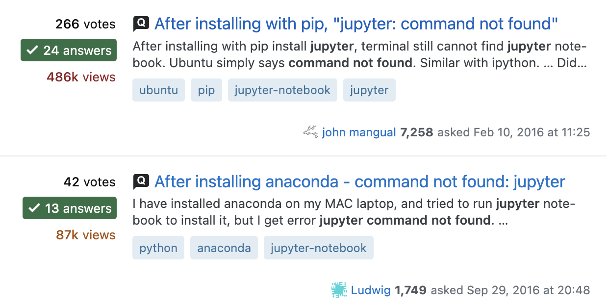 These two Stack Overflow questions alone have more than 500,000 views!