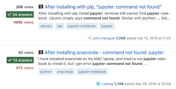 These two Stack Overflow questions alone have more than 500,000 views!