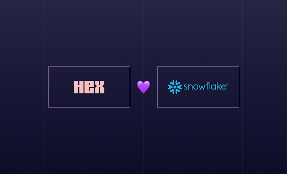 Hex + Snowflake: Notebooks in the Cloud | Hex