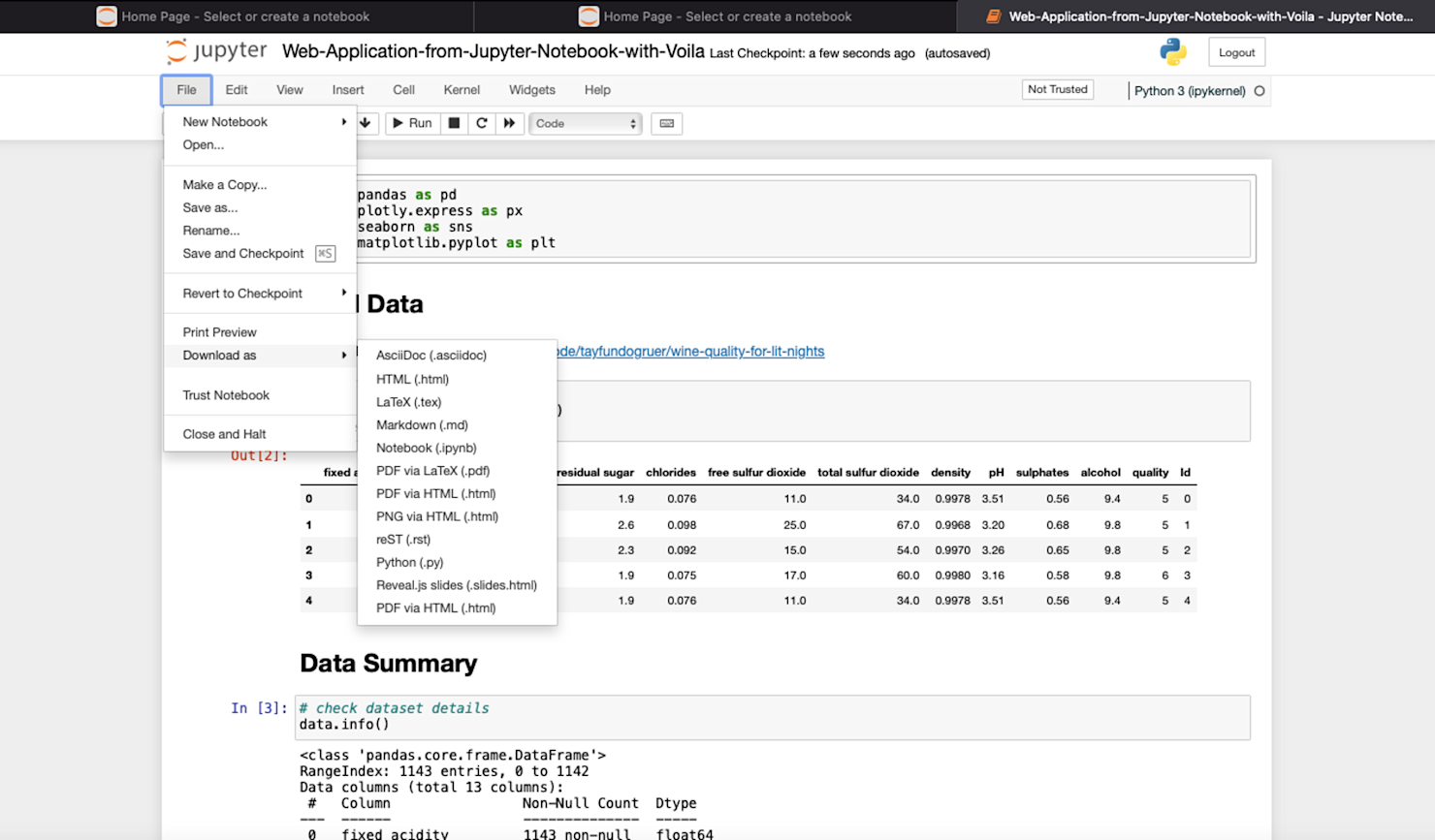 How to Share Jupyter Notebooks | Hex