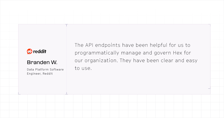 Admin API Quote from Reddit