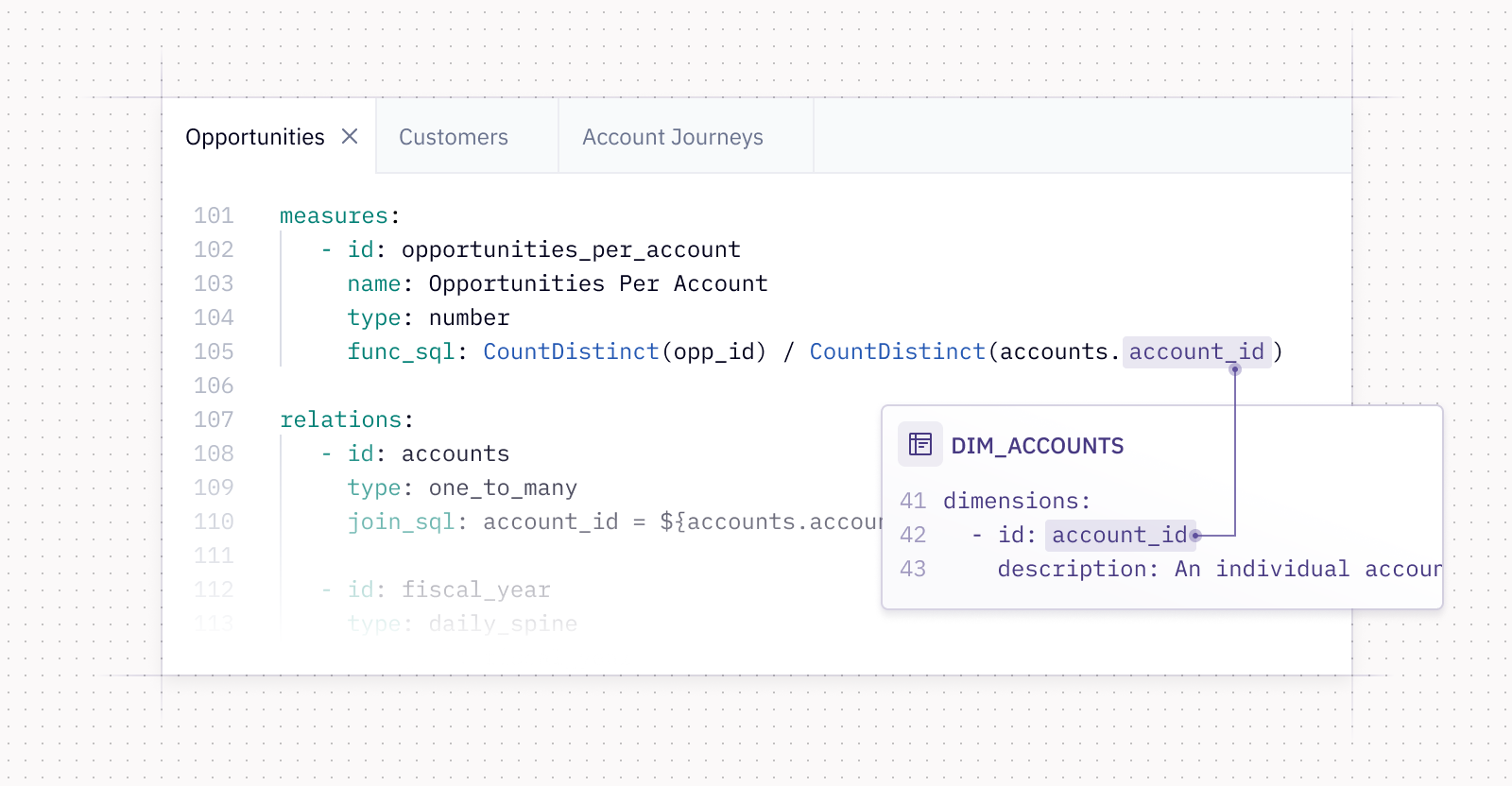 Define cross-model calcs in the modeling workbench.
