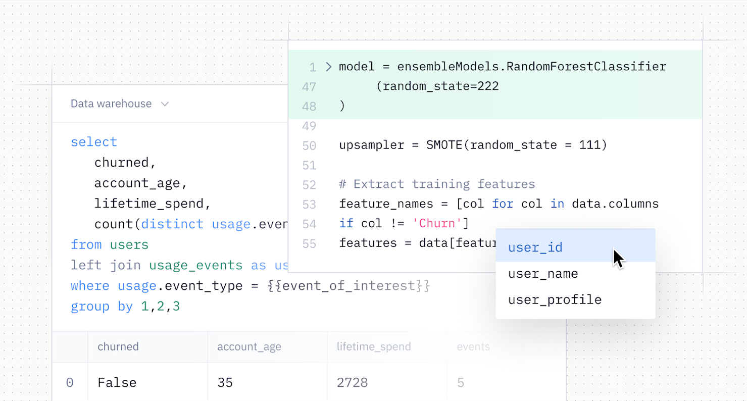 master using sql with python: lesson 7.2 - using the... Build a data collaboration culture that drives results | Hex