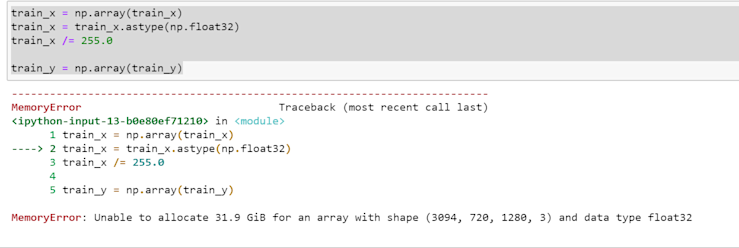 A Jupyter Notebook running out of memory on 30GB of data