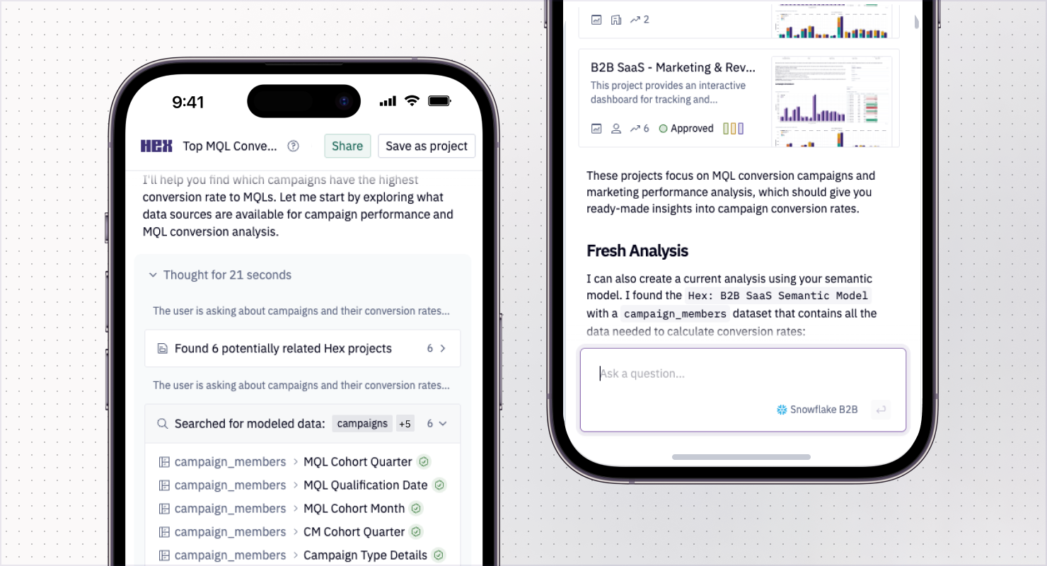 Use Threads on mobile for questions on the go.