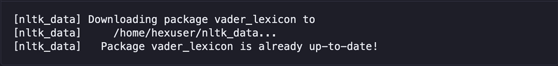 VADER sentiment analysis (with examples) | Hex