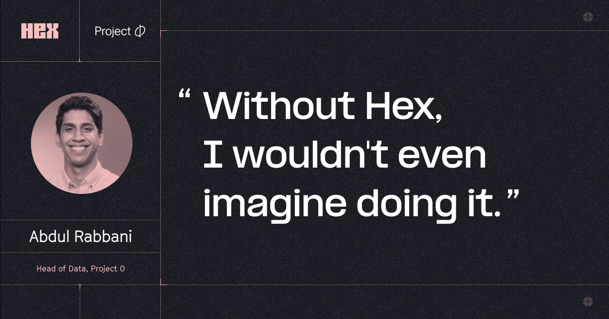 Project 0 - Customer spotlight | Hex