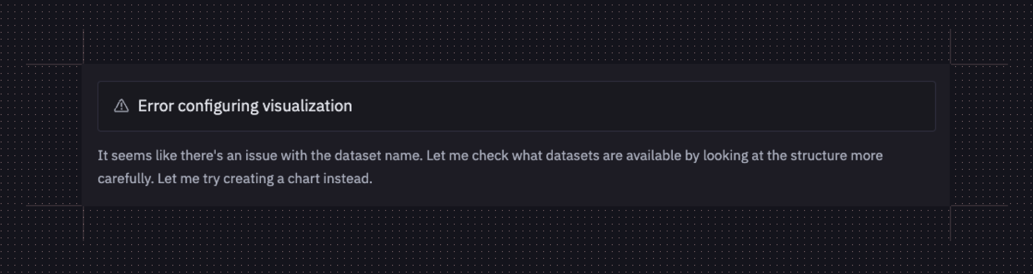 A reasoning trace from the Threads agent working through an analysis.