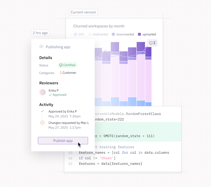 Collaborative analytics with Hex