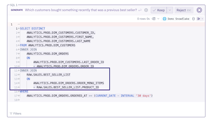 This query looks good, but fails due to joining in a seemingly correct but actually outdated table.