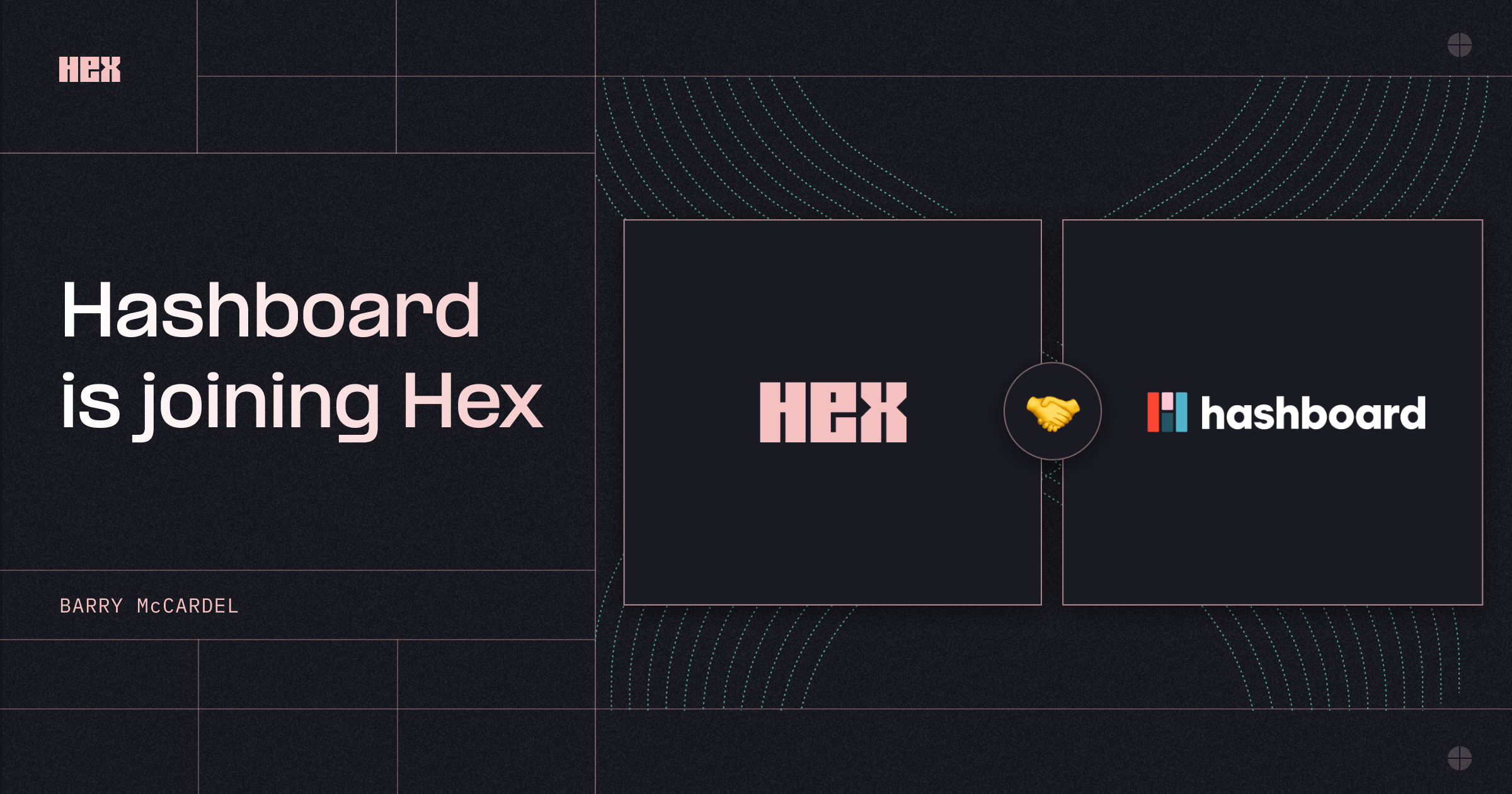 Hex has acquired Hashboard | Hex