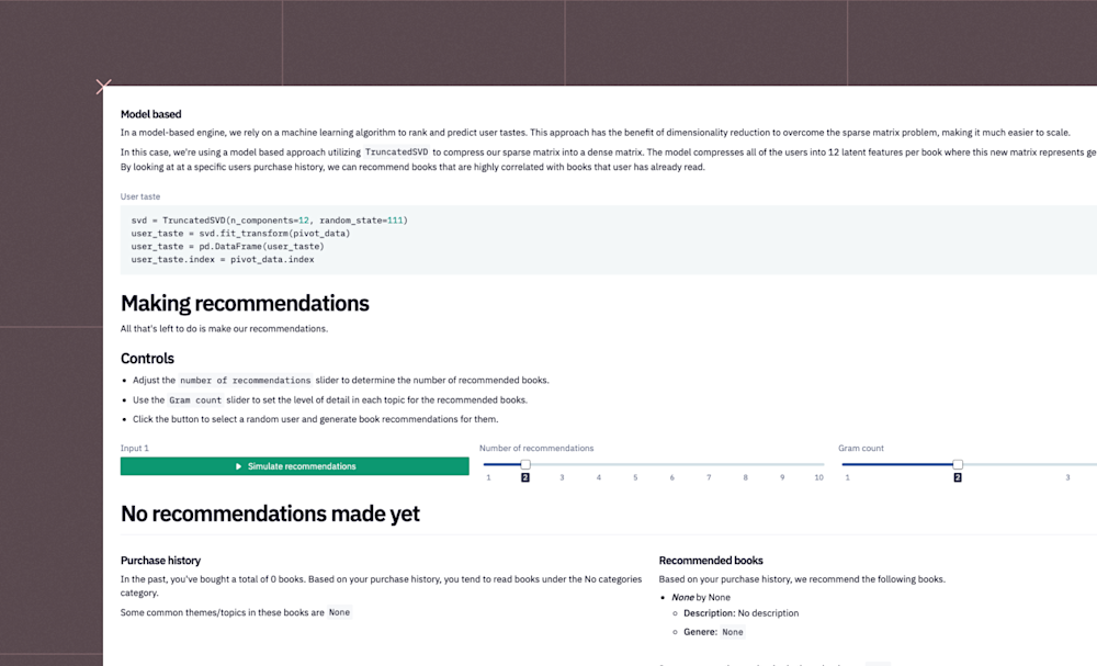 collaborative filter