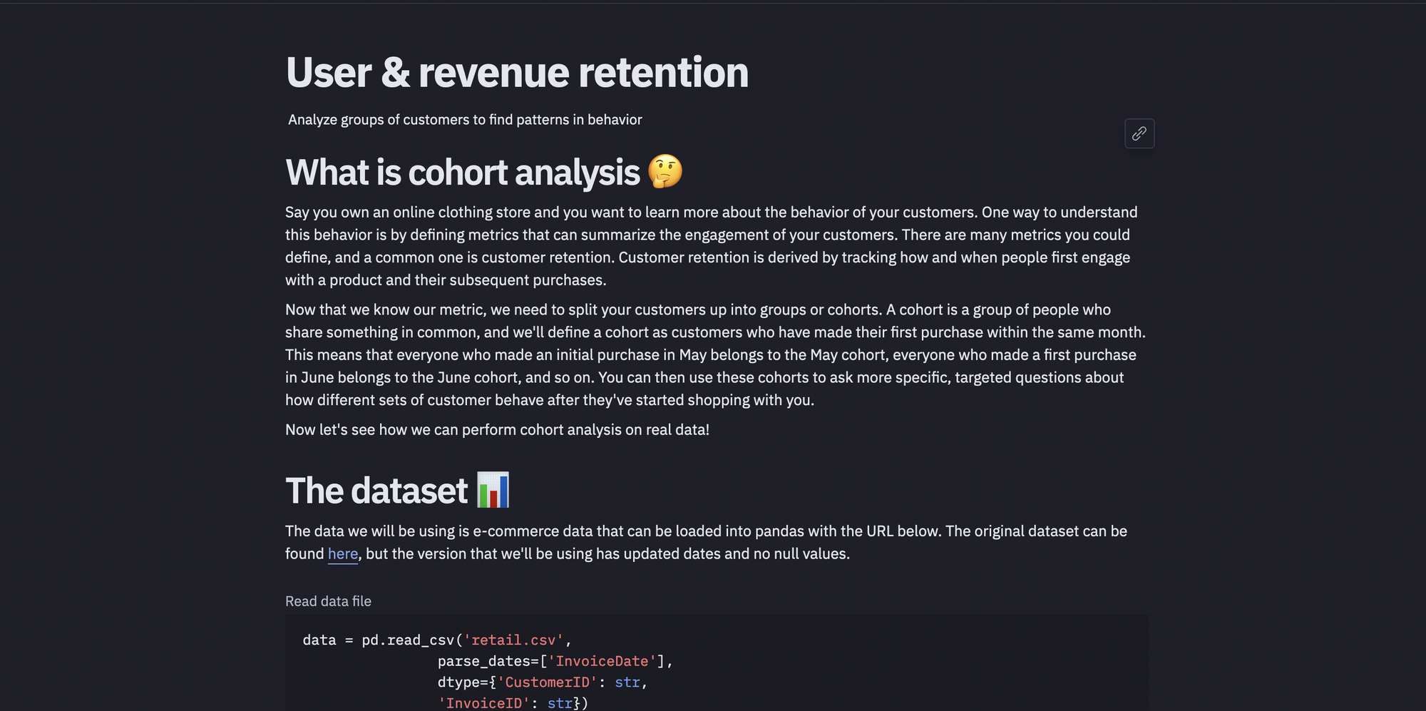 User and revenue Hex app